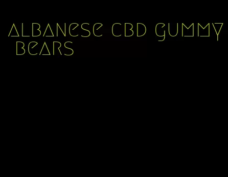 albanese cbd gummy bears