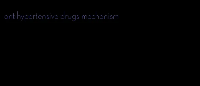antihypertensive drugs mechanism