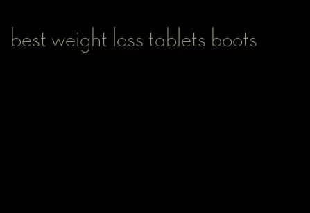 best weight loss tablets boots