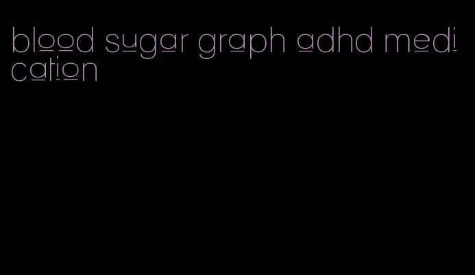 blood sugar graph adhd medication