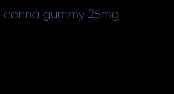 canna gummy 25mg