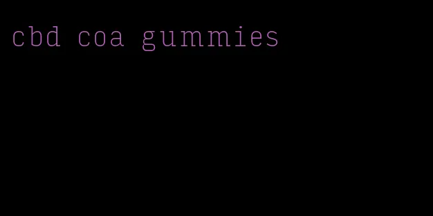 cbd coa gummies