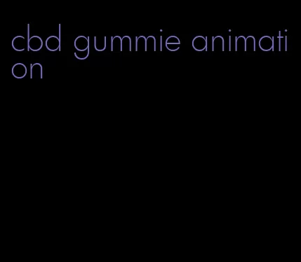 cbd gummie animation