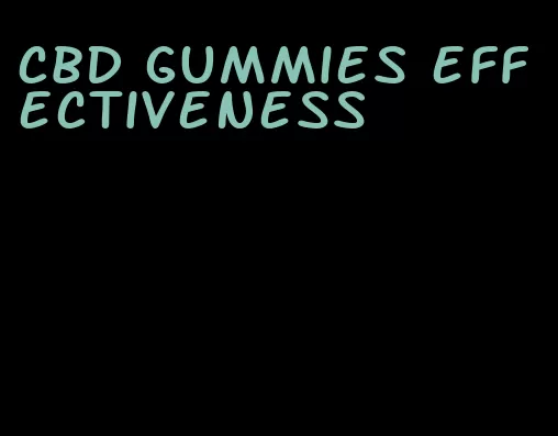 cbd gummies effectiveness