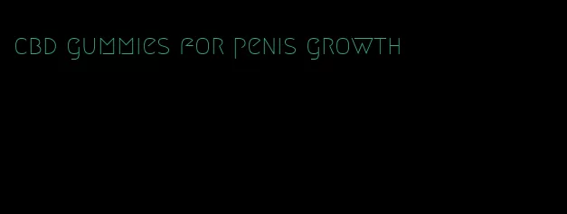 cbd gummies for penis growth