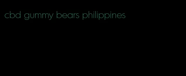 cbd gummy bears philippines