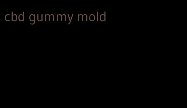 cbd gummy mold