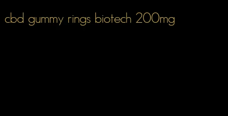 cbd gummy rings biotech 200mg