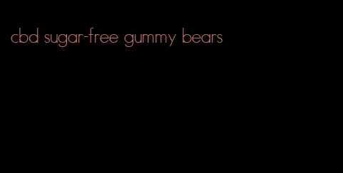 cbd sugar-free gummy bears