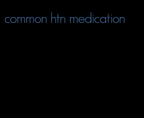 common htn medication