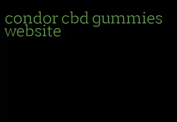 condor cbd gummies website
