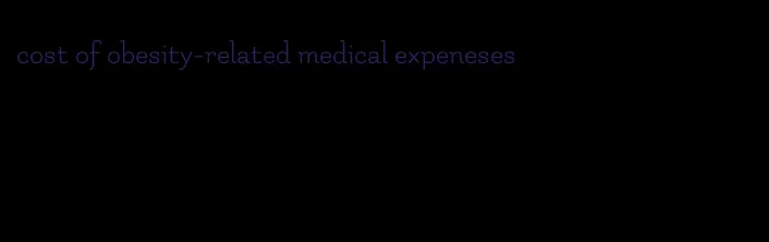 cost of obesity-related medical expeneses