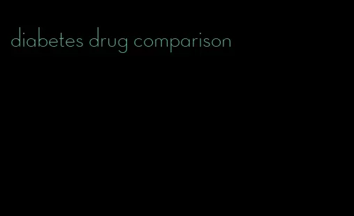 diabetes drug comparison
