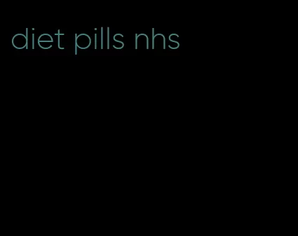 diet pills nhs