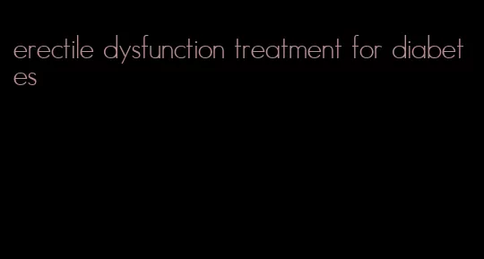 erectile dysfunction treatment for diabetes