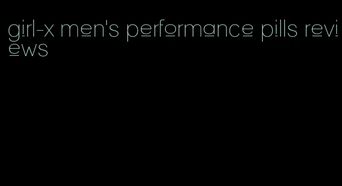 girl-x men's performance pills reviews