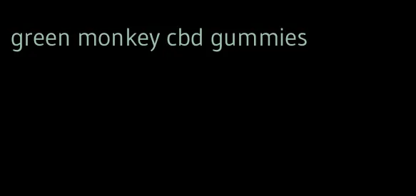 green monkey cbd gummies