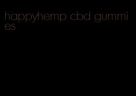 happyhemp cbd gummies