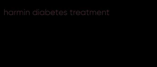 harmin diabetes treatment