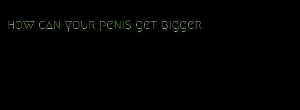 how can your penis get bigger