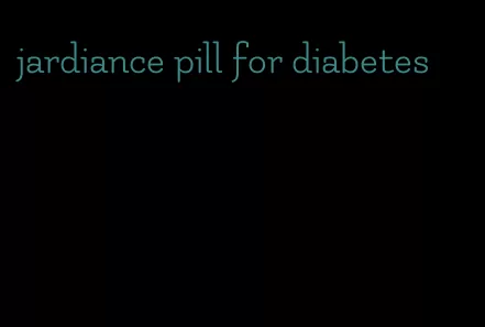 jardiance pill for diabetes