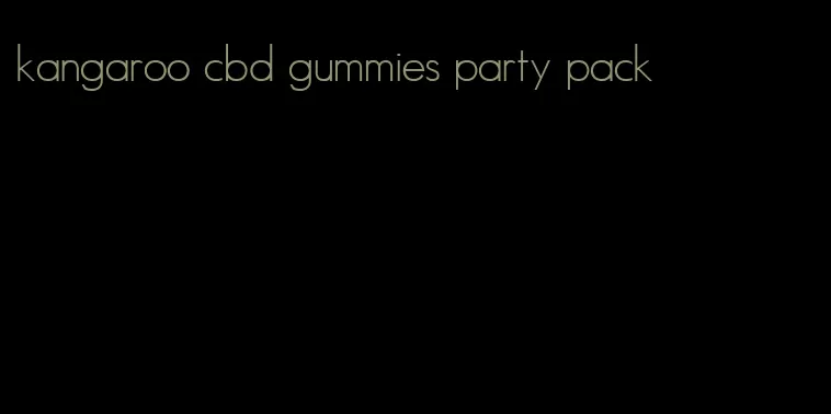 kangaroo cbd gummies party pack