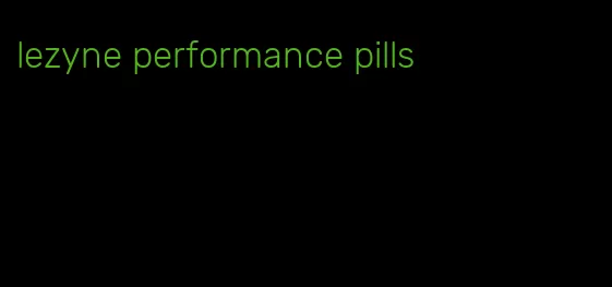 lezyne performance pills