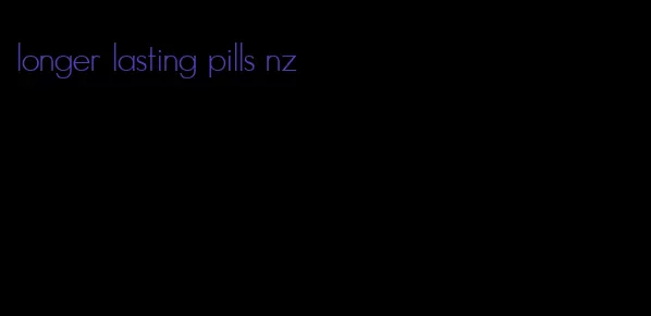 longer lasting pills nz