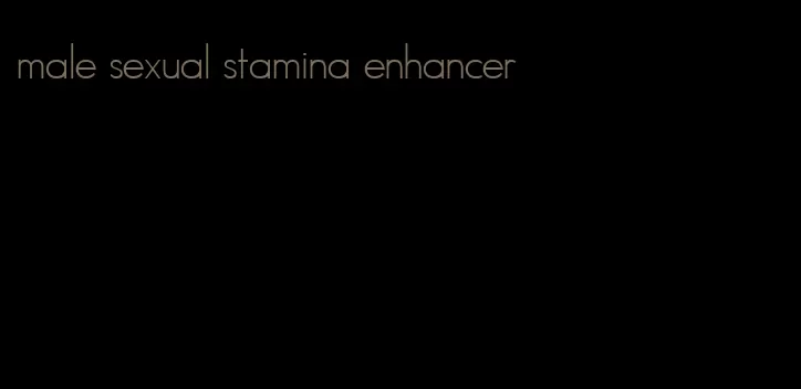 male sexual stamina enhancer