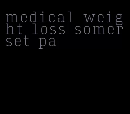 medical weight loss somerset pa
