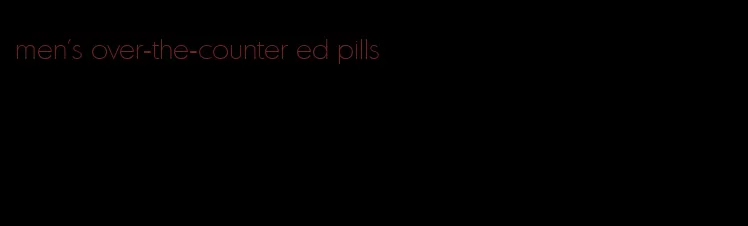men's over-the-counter ed pills