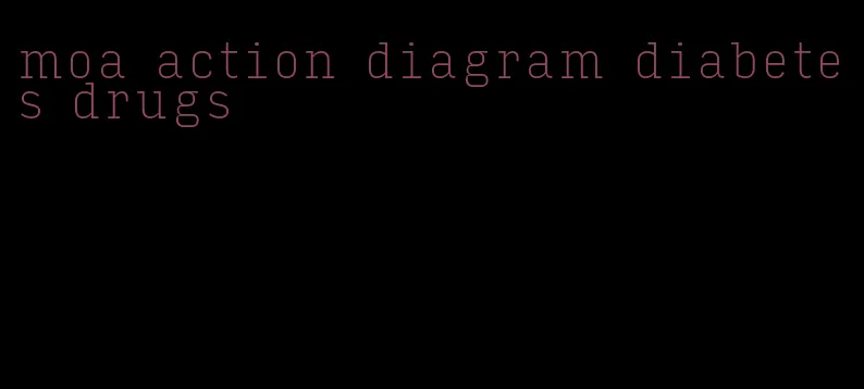 moa action diagram diabetes drugs