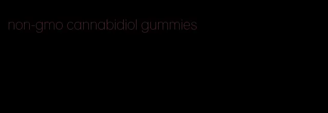 non-gmo cannabidiol gummies