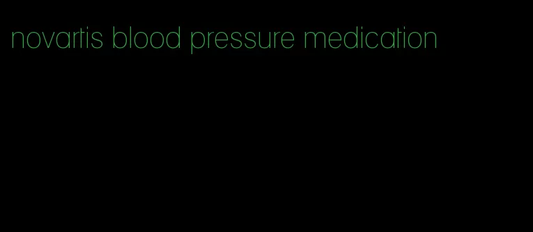 novartis blood pressure medication