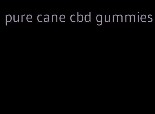 pure cane cbd gummies