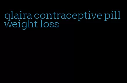 qlaira contraceptive pill weight loss