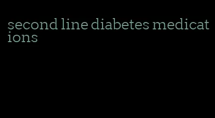 second line diabetes medications