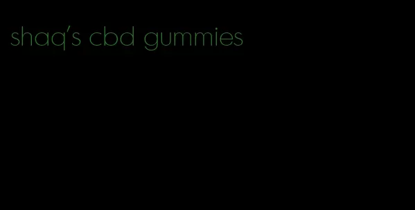 shaq's cbd gummies