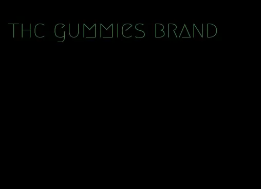 thc gummies brand