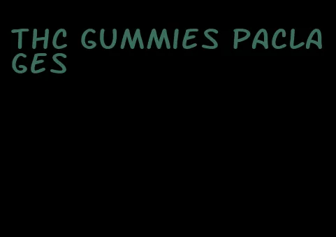thc gummies paclages