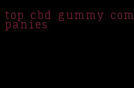 top cbd gummy companies