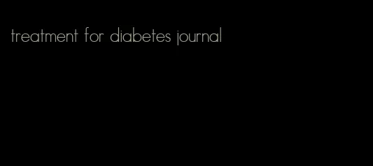 treatment for diabetes journal