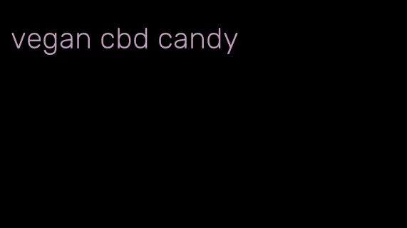 vegan cbd candy