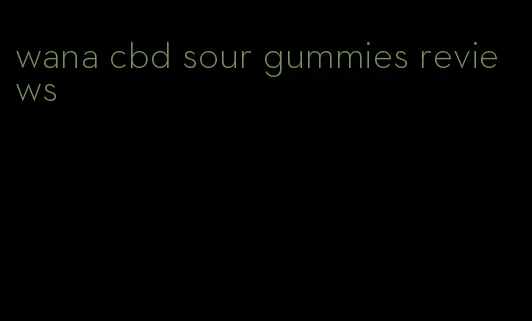 wana cbd sour gummies reviews