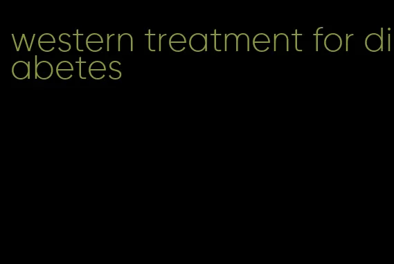 western treatment for diabetes