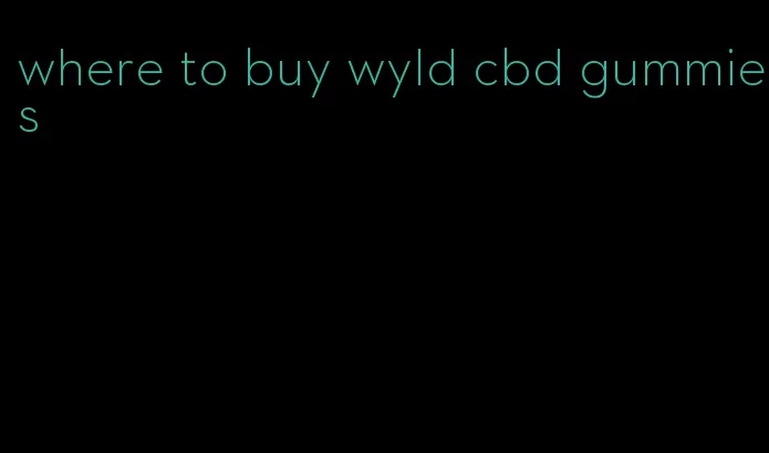 where to buy wyld cbd gummies