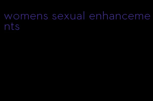womens sexual enhancements