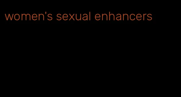 women's sexual enhancers