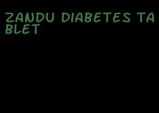 zandu diabetes tablet